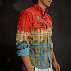 Khakhi full sleeves shirt