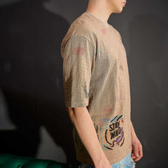 Brown overdyed tshirt