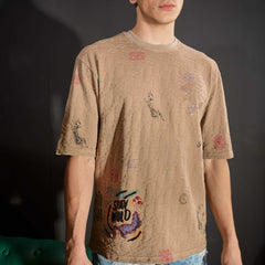 Brown overdyed tshirt