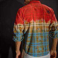 Khakhi full sleeves shirt
