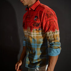 Khakhi full sleeves shirt